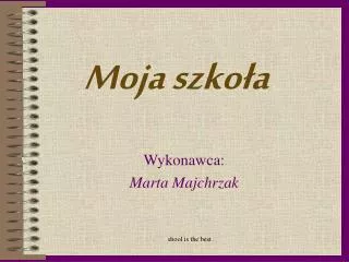 moja szko a