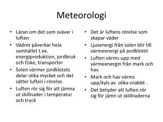 meteorologi