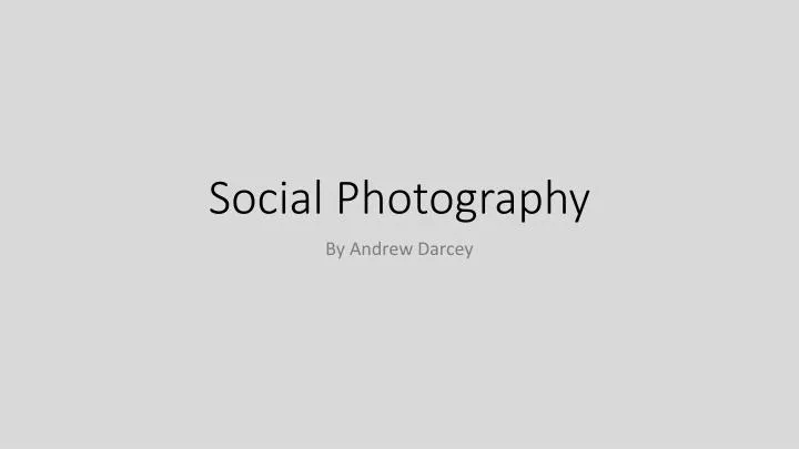 social photography