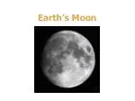 Earth’s Moon - slide 1