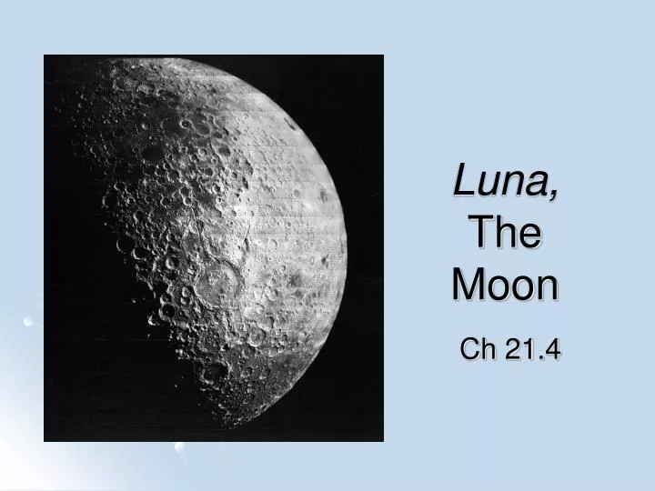 luna the moon