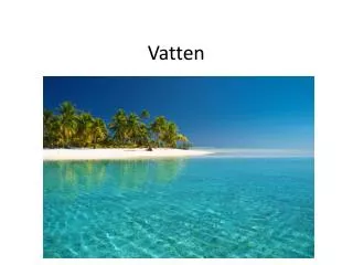 vatten