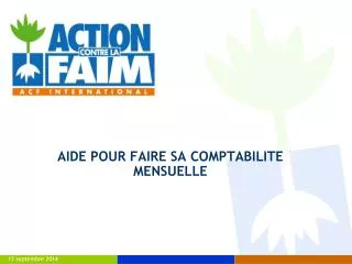 aide pour faire sa comptabilite mensuelle