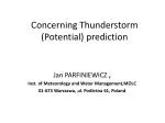 Advanced Thunderstorm Prediction and Quantification System Using Self-Learning Engines - slide 1