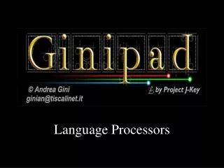 Language Processors