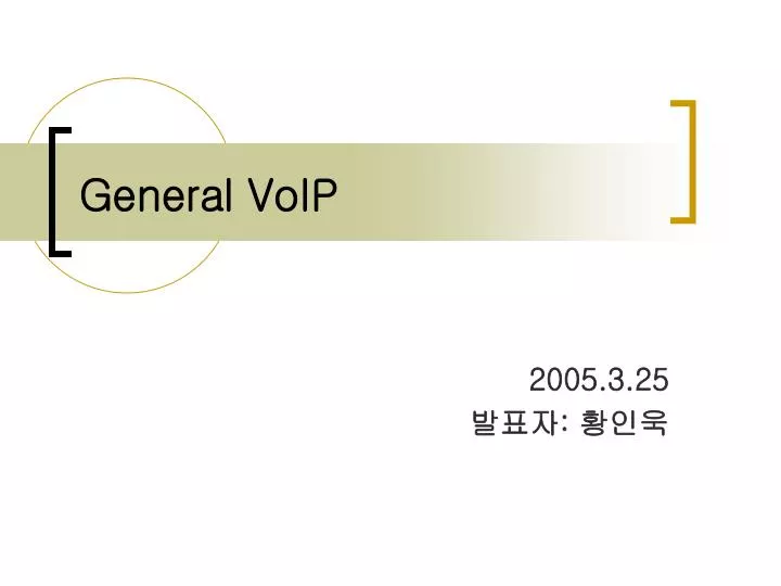general voip