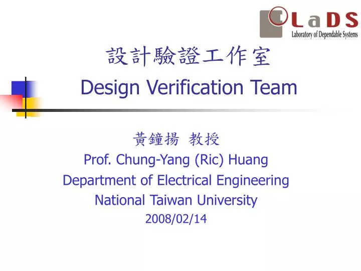 design verification team