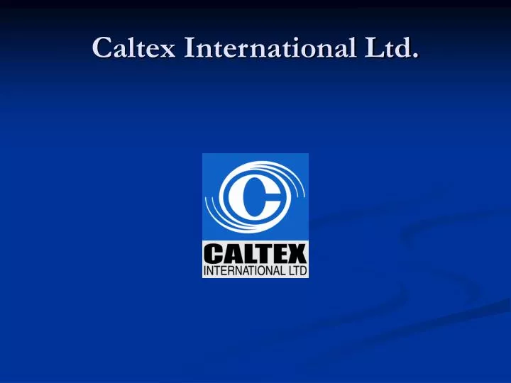 caltex international ltd