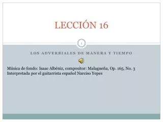lecci n 16