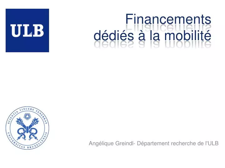 financements d di s la mobilit