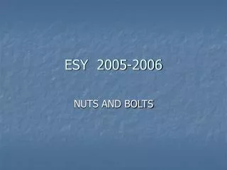 ESY 2005-2006