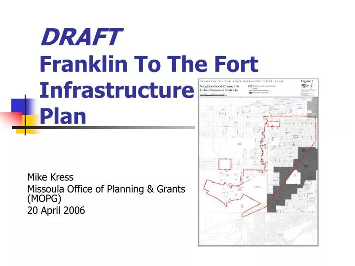 draft franklin to the fort infrastructure plan