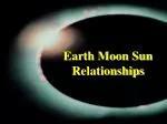 Earth Moon Sun Relationships - slide 1