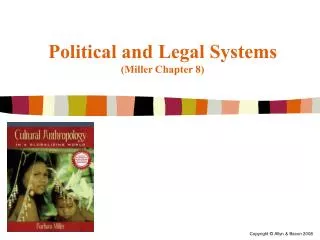 Political and Legal Systems (Miller Chapter 8)