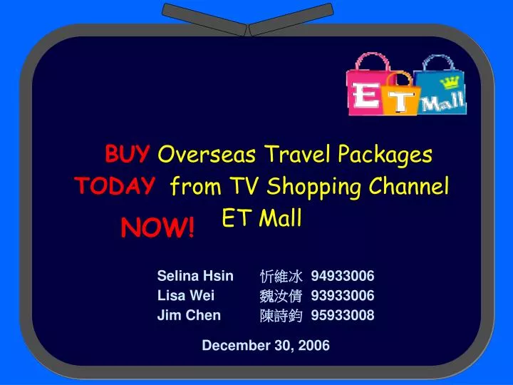 buy overseas travel packages today from tv shopping channel et mall