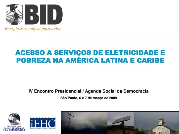 acesso a servi os de eletricidade e pobreza na am rica latina e caribe