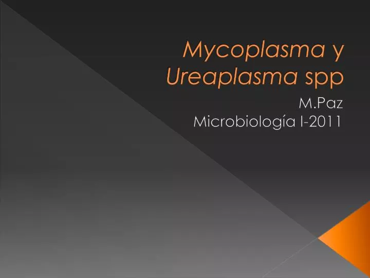 mycoplasma y ureaplasma spp