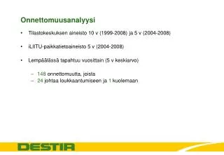 onnettomuusanalyysi