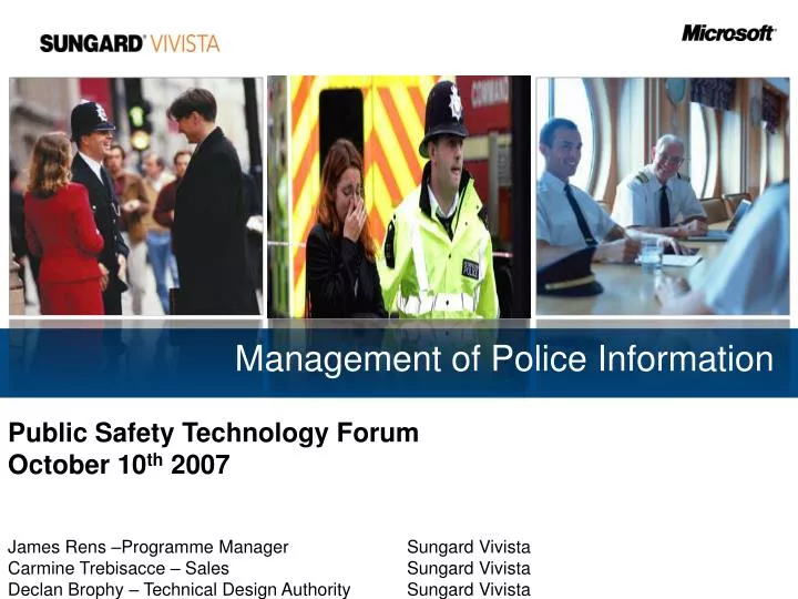 management of police information