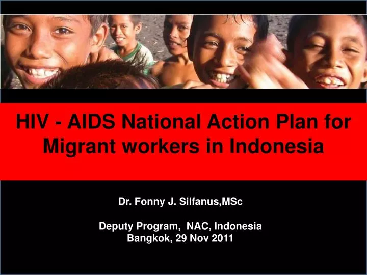 hiv aids national action plan for migrant workers in indonesia