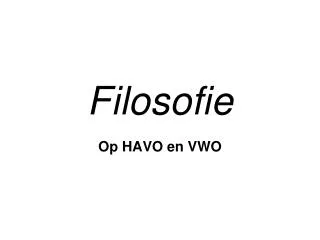 filosofie