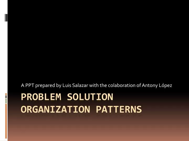a ppt prepared by luis salazar with the colaboration of antony l pez
