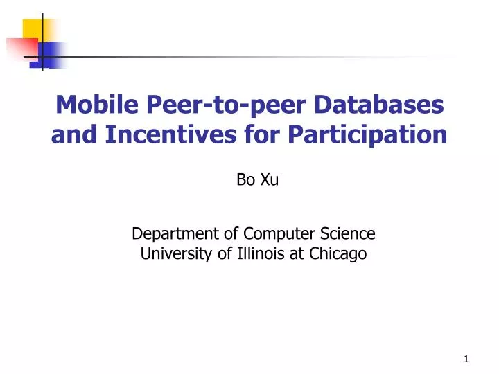 mobile peer to peer databases and incentives for participation