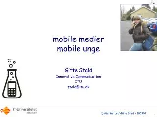 mobile medier mobile unge