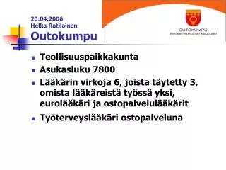 20 04 2006 helka ratilainen outokumpu