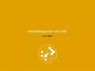 handelsh gskolen ved umb