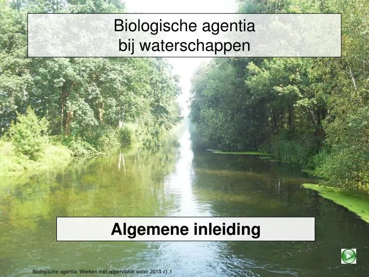 biologische agentia bij waterschappen