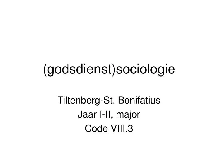 tiltenberg st bonifatius jaar i ii major code viii 3