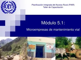 m dulo 5 1 microempresas de mantenimiento vial