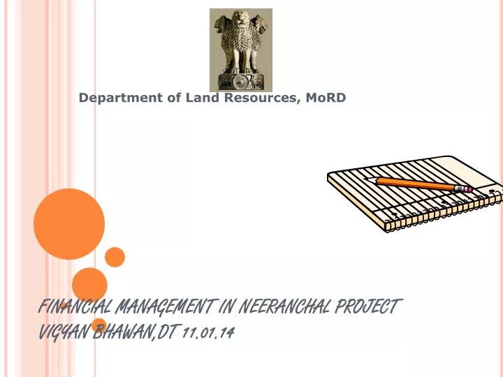 financial management in neeranchal project vigyan bhawan dt 11 01 14