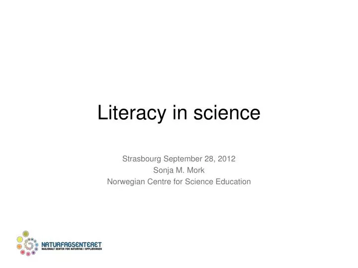 literacy in science
