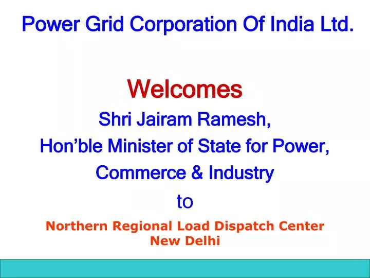 power grid corporation of india ltd