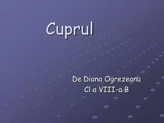 cuprul