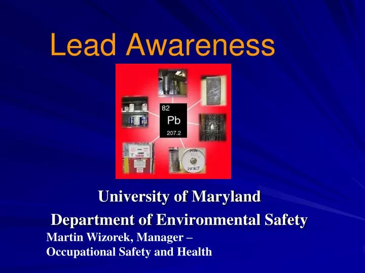 lead awareness