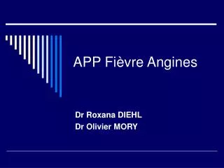 app fi vre angines
