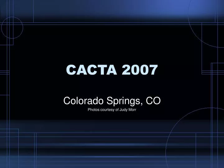 cacta 2007