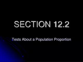 SECTION 12.2