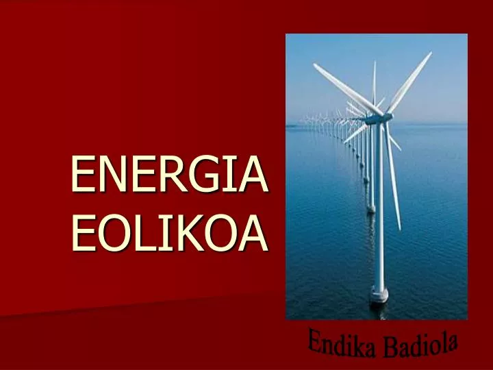 energia eolikoa