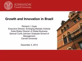 Cornell’s Emerging Markets Institute