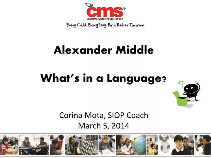 alexander middle what s in a language