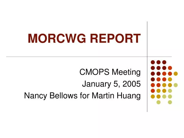 morcwg report