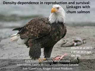 Density-dependence in reproduction and survival :
