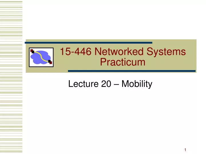 15 446 networked systems practicum