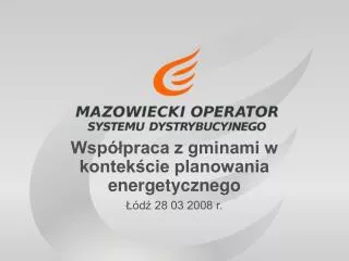 wsp praca z gminami w kontek cie planowania energetycznego
