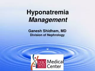 Hyponatremia Management