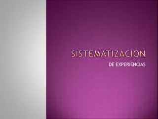 sistematizaci n